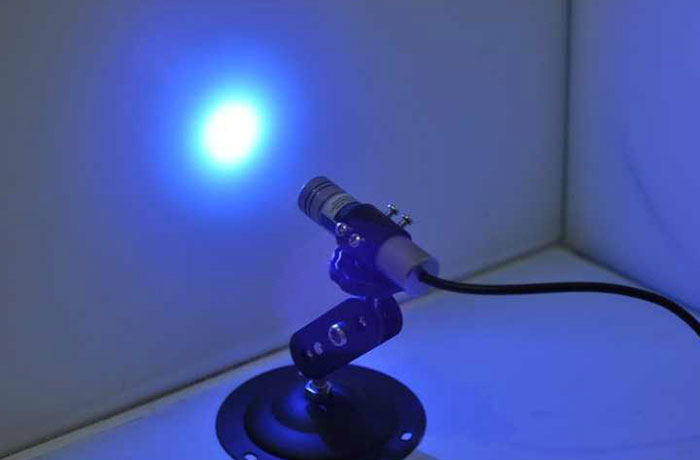Sony 405nm 20mw~300mw Blue Violet レーザー 発光 モジュール 点状/線形/十字ライン 焦点調節可能
